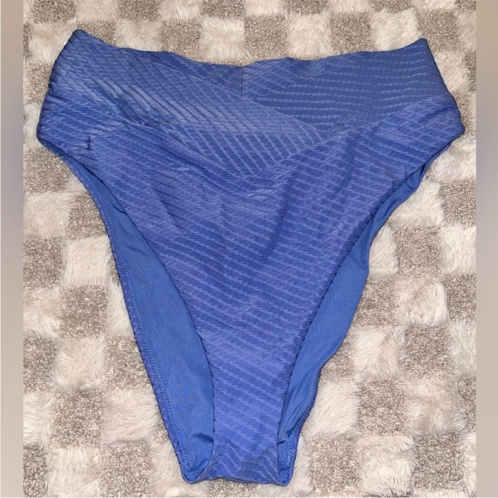 High-Waist Women’s Swim Bottom - Blue